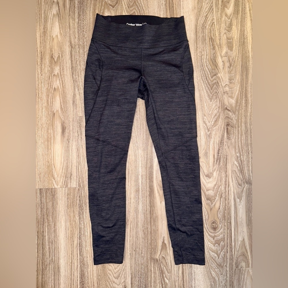 Outdoor Voices Charcoal Heather Grey Leggings - size S